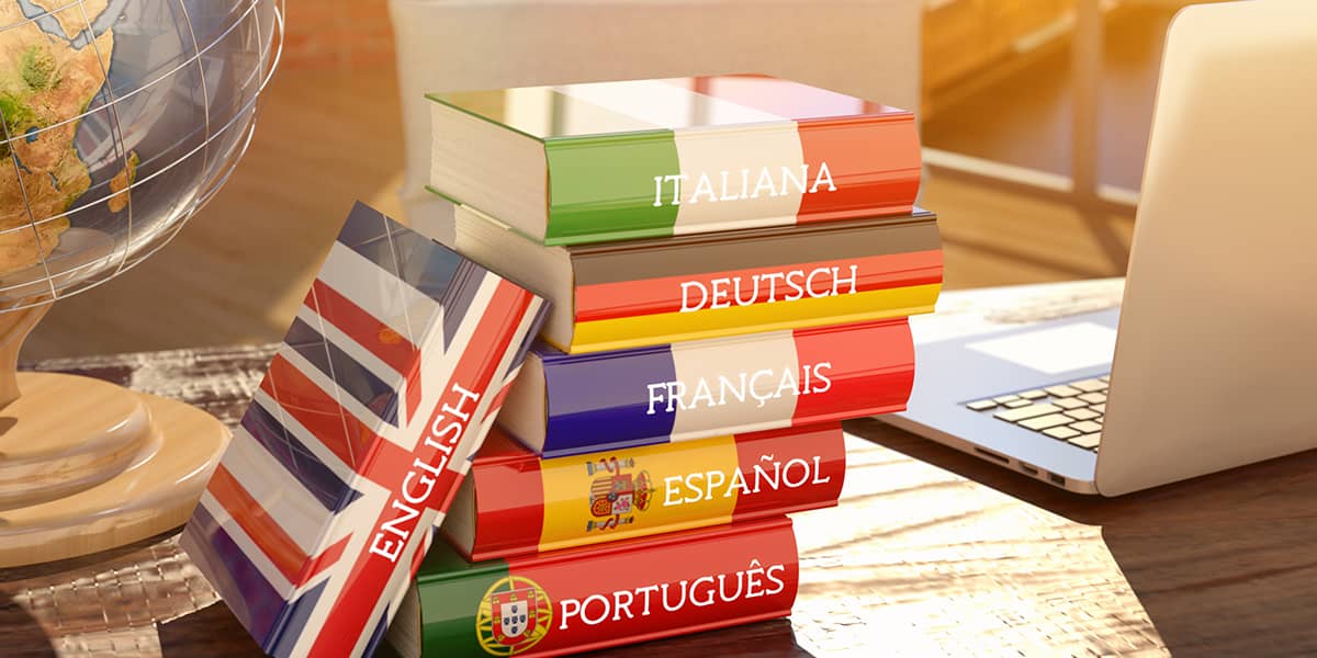 Books in different languages