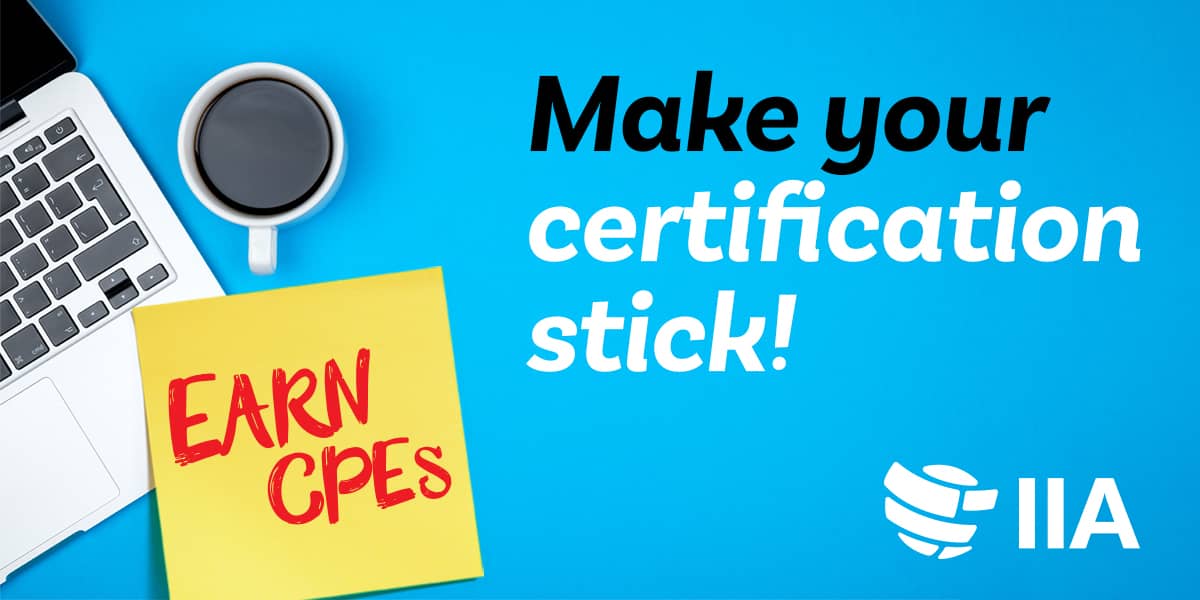 Make your certification stick! Earn CPEs
