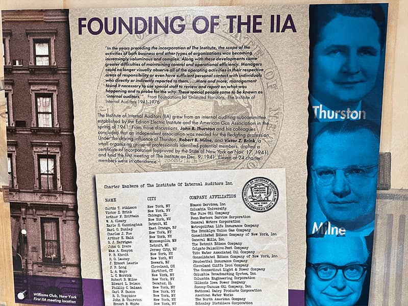 The IIA is Founded