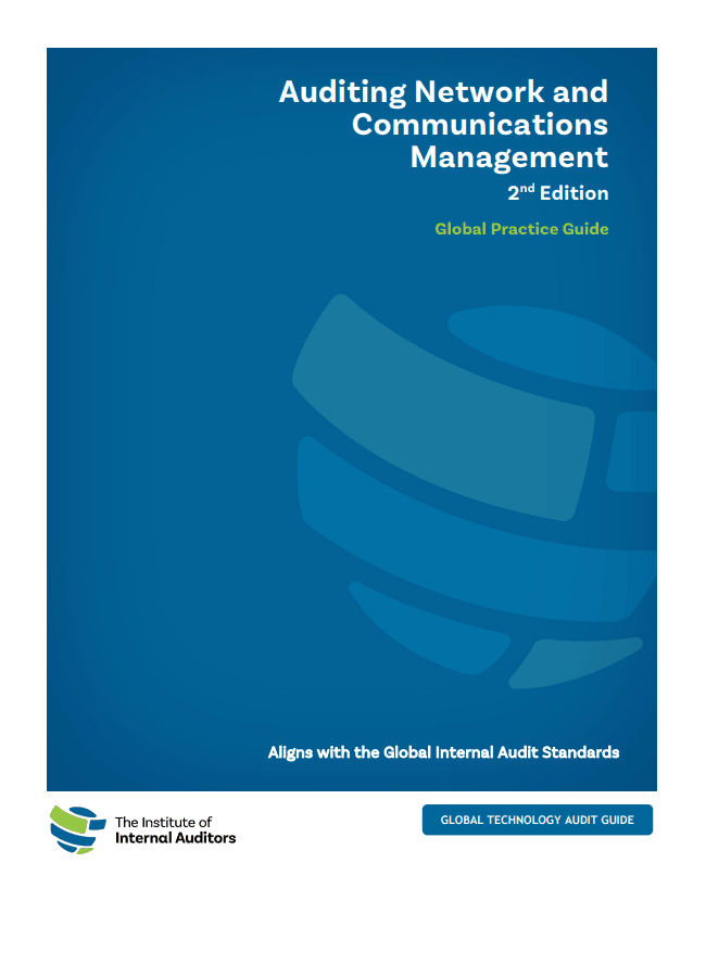 GTAG: Auditing Network and Communications Management, 2nd Edition