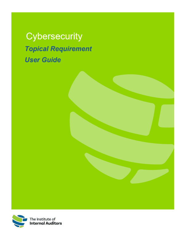 Cybersecurity Topical Requirement User Guide