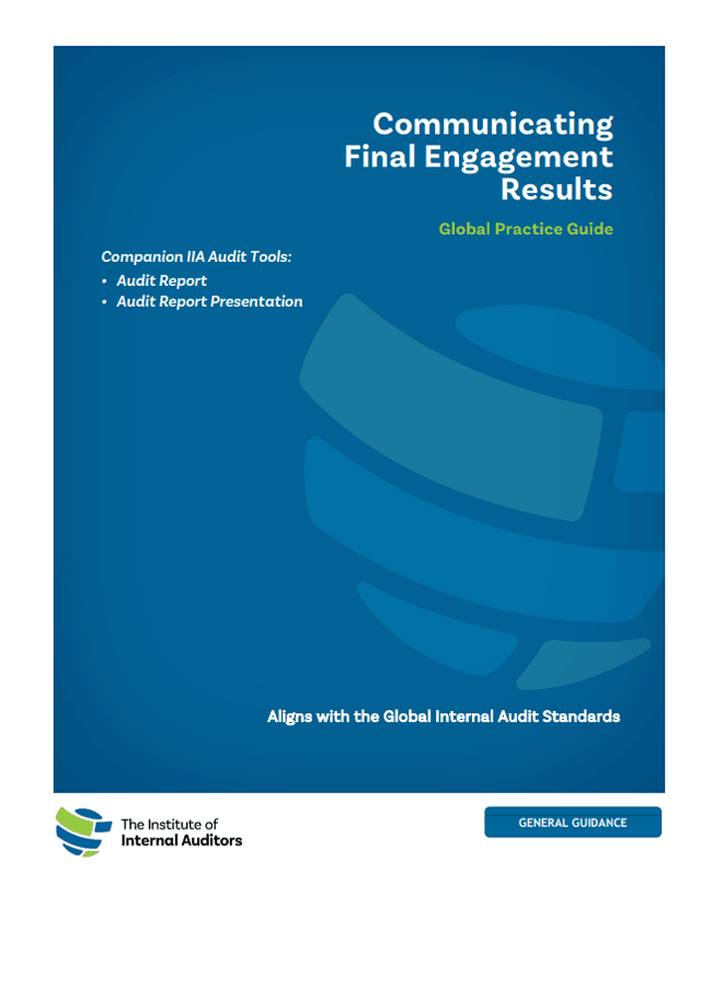Global Practice Guide: Communicating Final Engagement Results